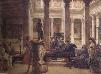 Alma-Tadema, Sir Lawrence A Roman Art Lover (mk23)